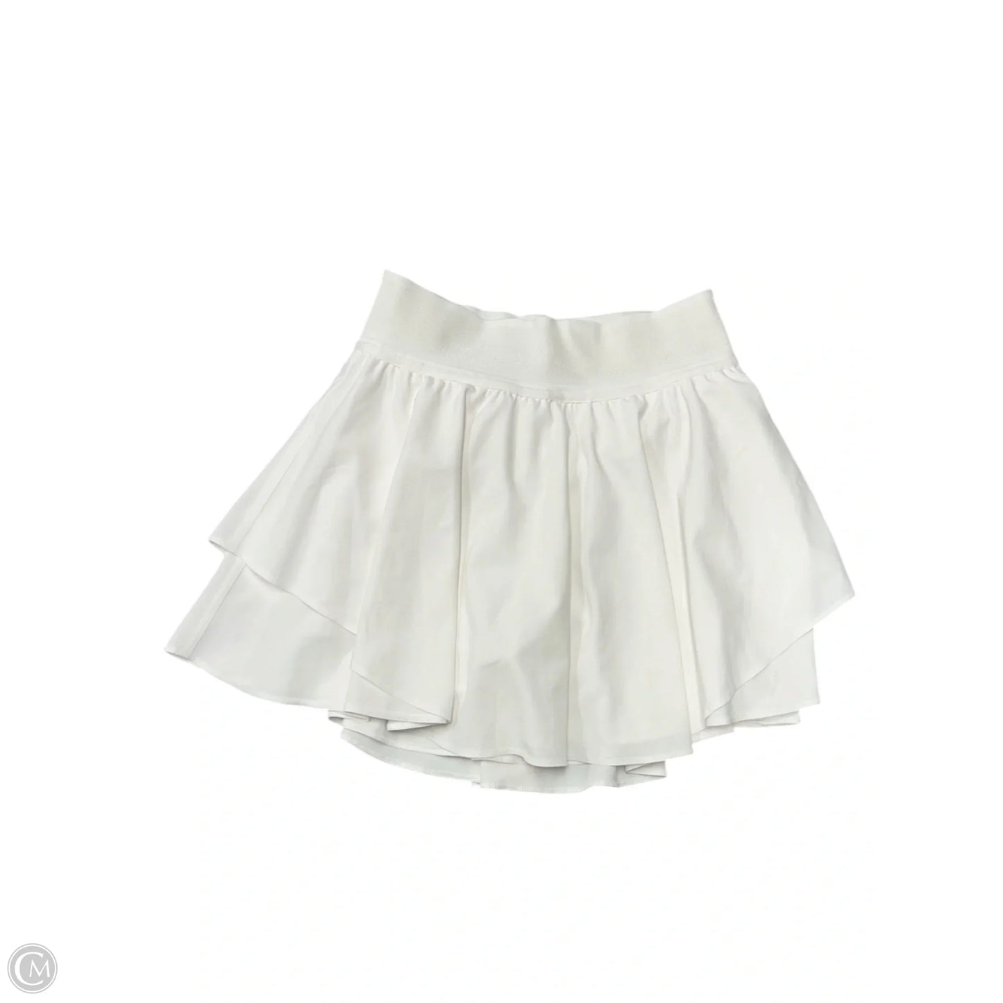 Athletic Skort By Lululemon In White, Size: 0