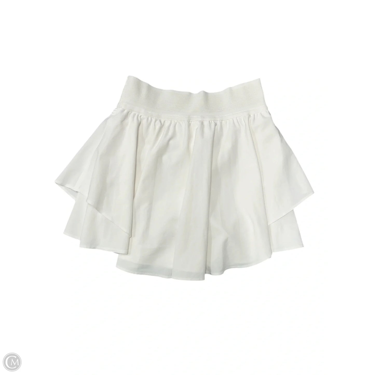 Athletic Skort By Lululemon In White, Size: 0