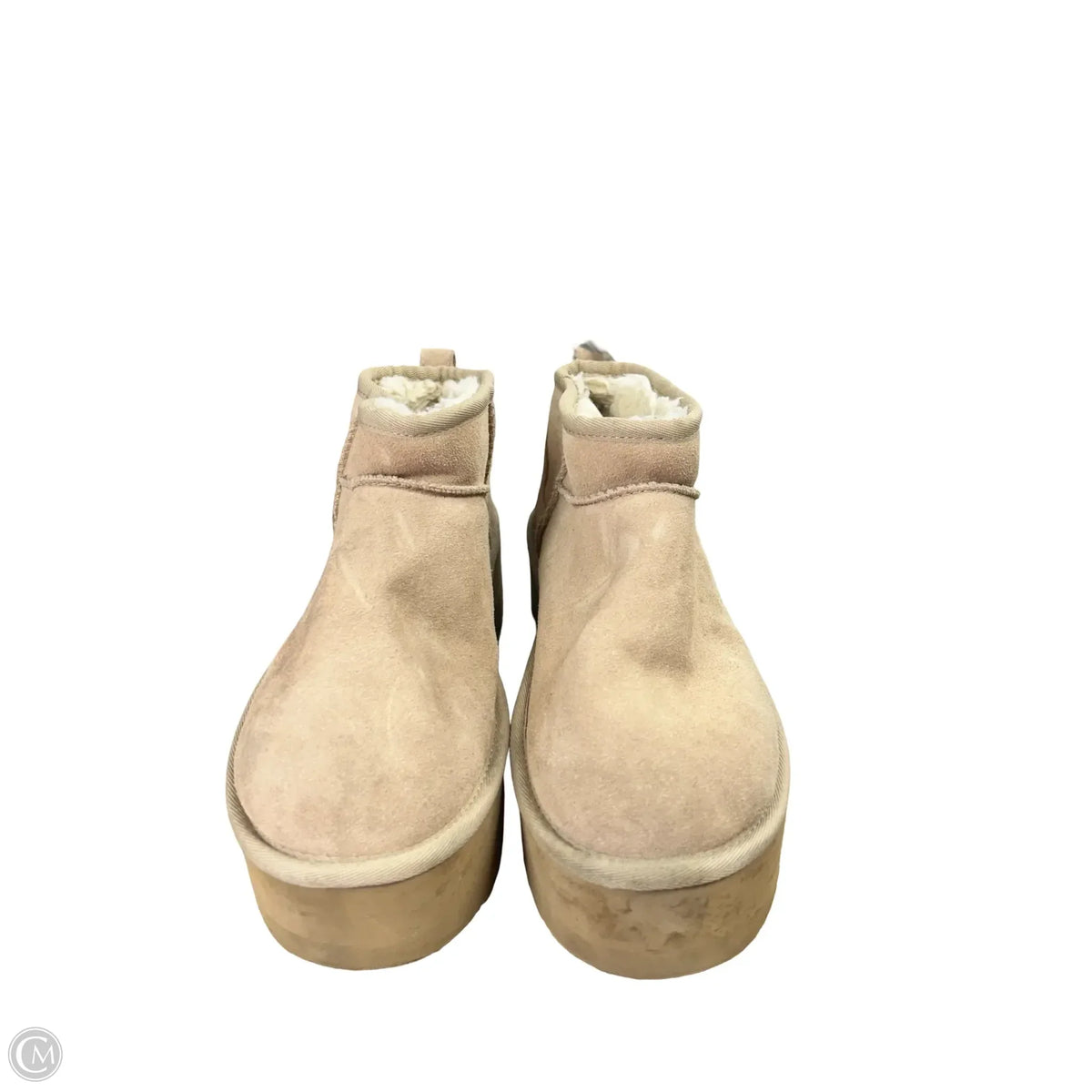 Boots Designer By Ugg In Tan, Size: 9