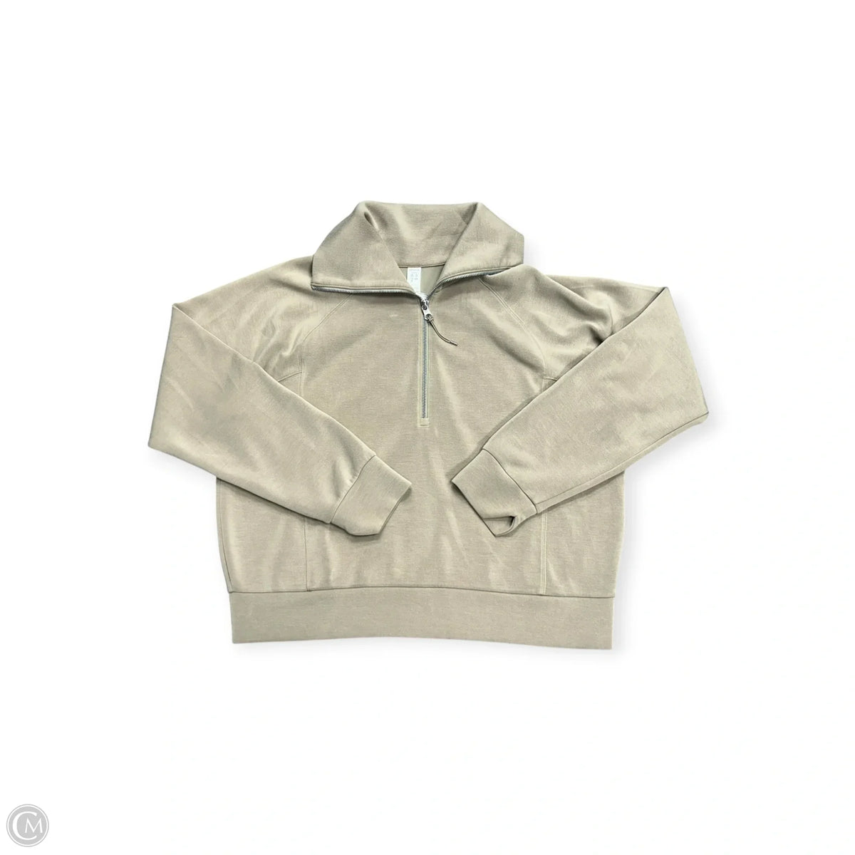 Sweatshirt Collar By Spanx In Tan, Size: L