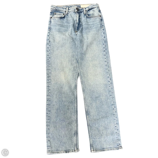 Jeans Straight By Rag And Bone In Blue Denim, Size: 6