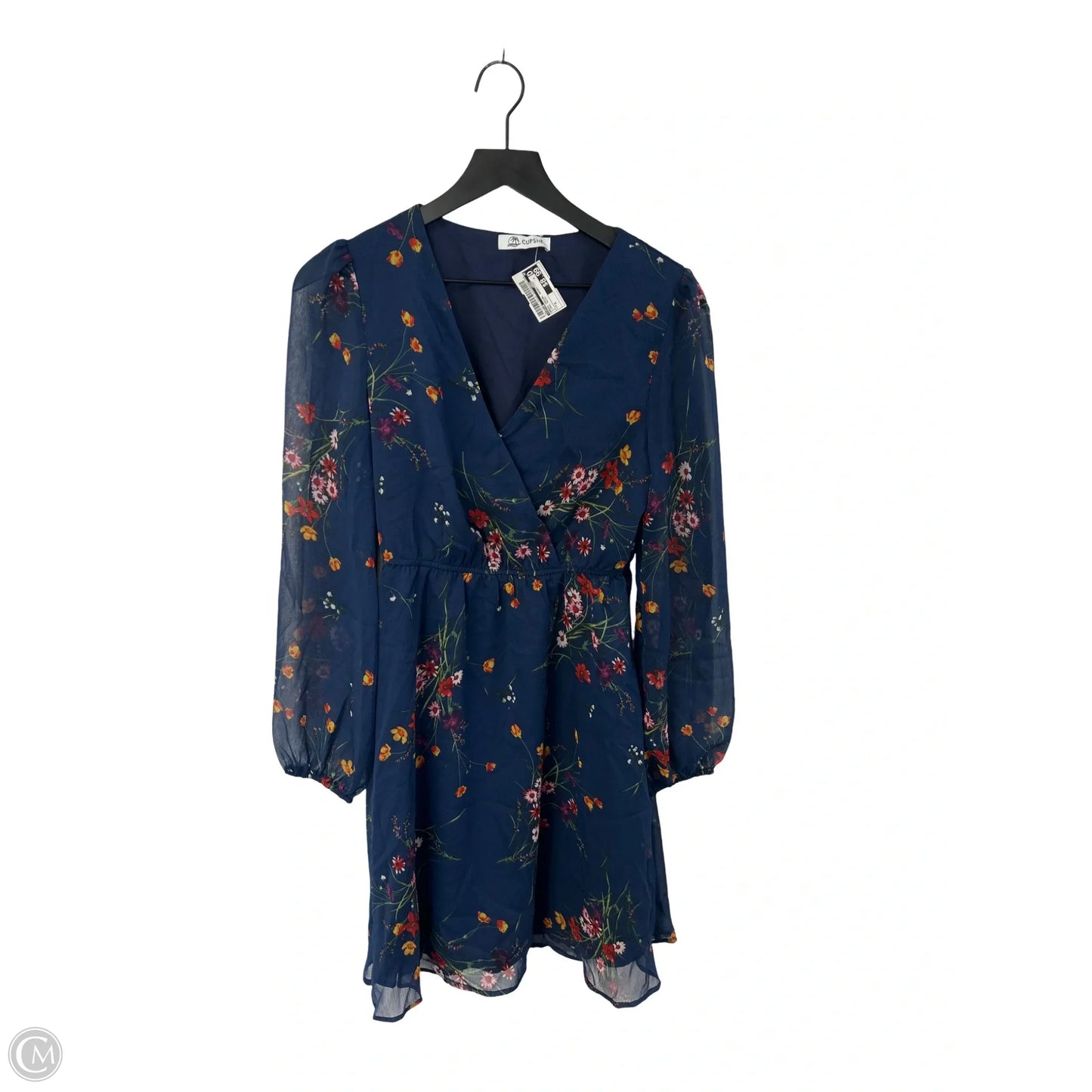 Dress Casual Short By Cupshe In Floral Print, Size: S