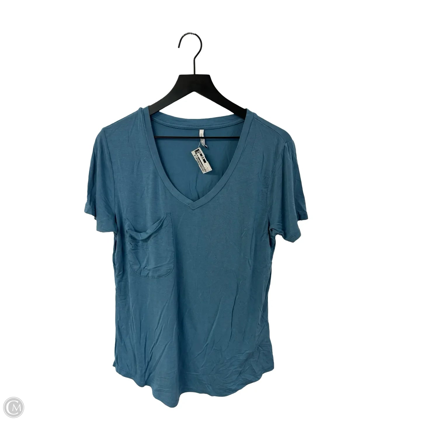 Top Short Sleeve By Z Supply In Blue, Size: L