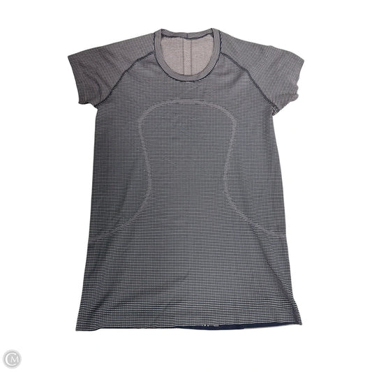 Athletic Top Long Sleeve Crewneck By Lululemon In Blue, Size: 12