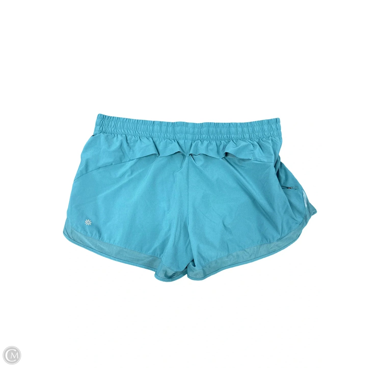 Athletic Shorts By Athleta In Teal, Size: Xl