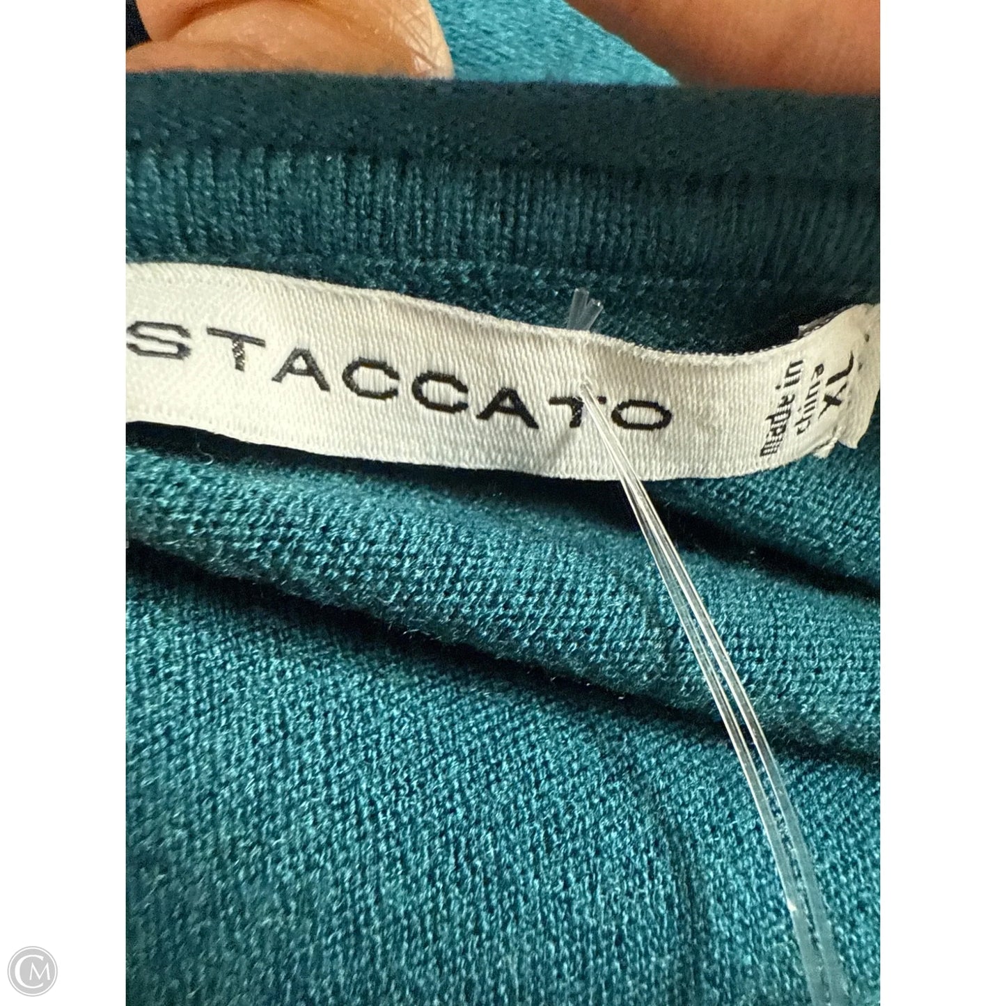 Sweater By Staccato In Teal, Size: Xl