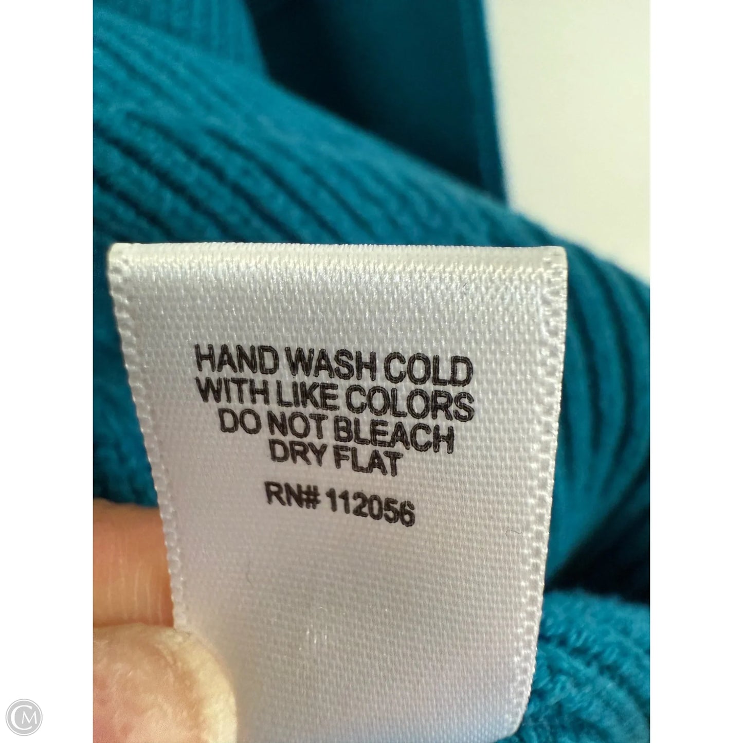 Sweater By Zenana Outfitters In Teal, Size: M