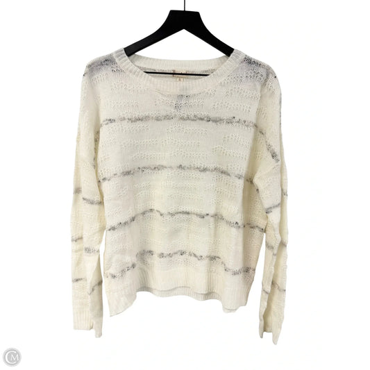 Sweater By Hem & Thread In Cream, Size: L