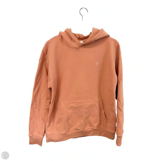 Athletic Sweatshirt Hoodie By Zyia In Orange, Size: M