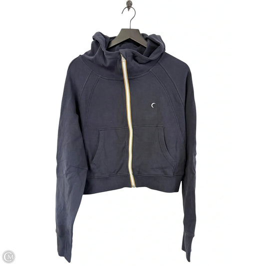 Athletic Sweatshirt Hoodie By Zyia In Navy, Size: M