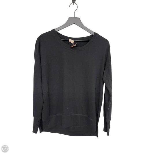 Athletic Sweatshirt Crewneck By Avia In Black, Size: S