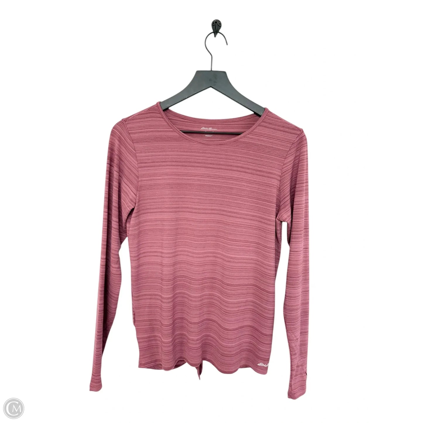 Athletic Top Long Sleeve Crewneck By Eddie Bauer In Pink, Size: M