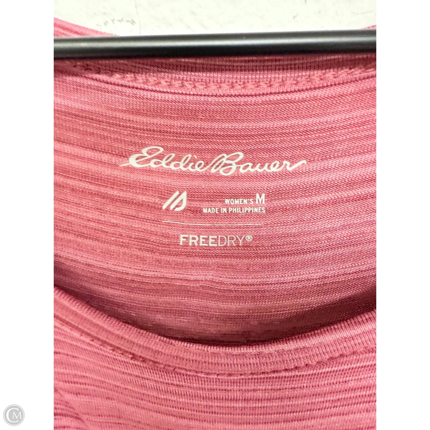 Athletic Top Long Sleeve Crewneck By Eddie Bauer In Pink, Size: M