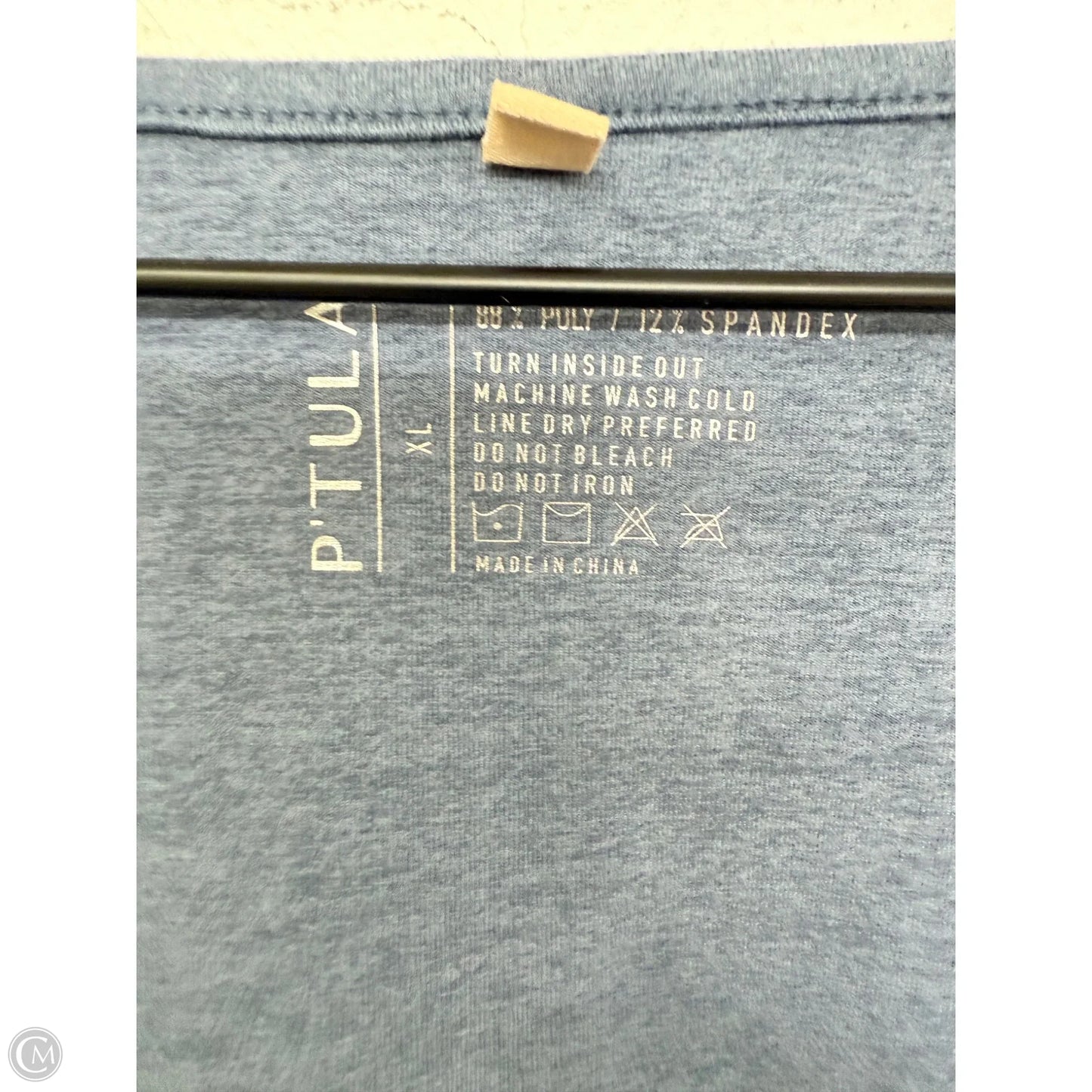 Athletic Top Long Sleeve Crewneck By Clothes Mentor In Blue, Size: Xl
