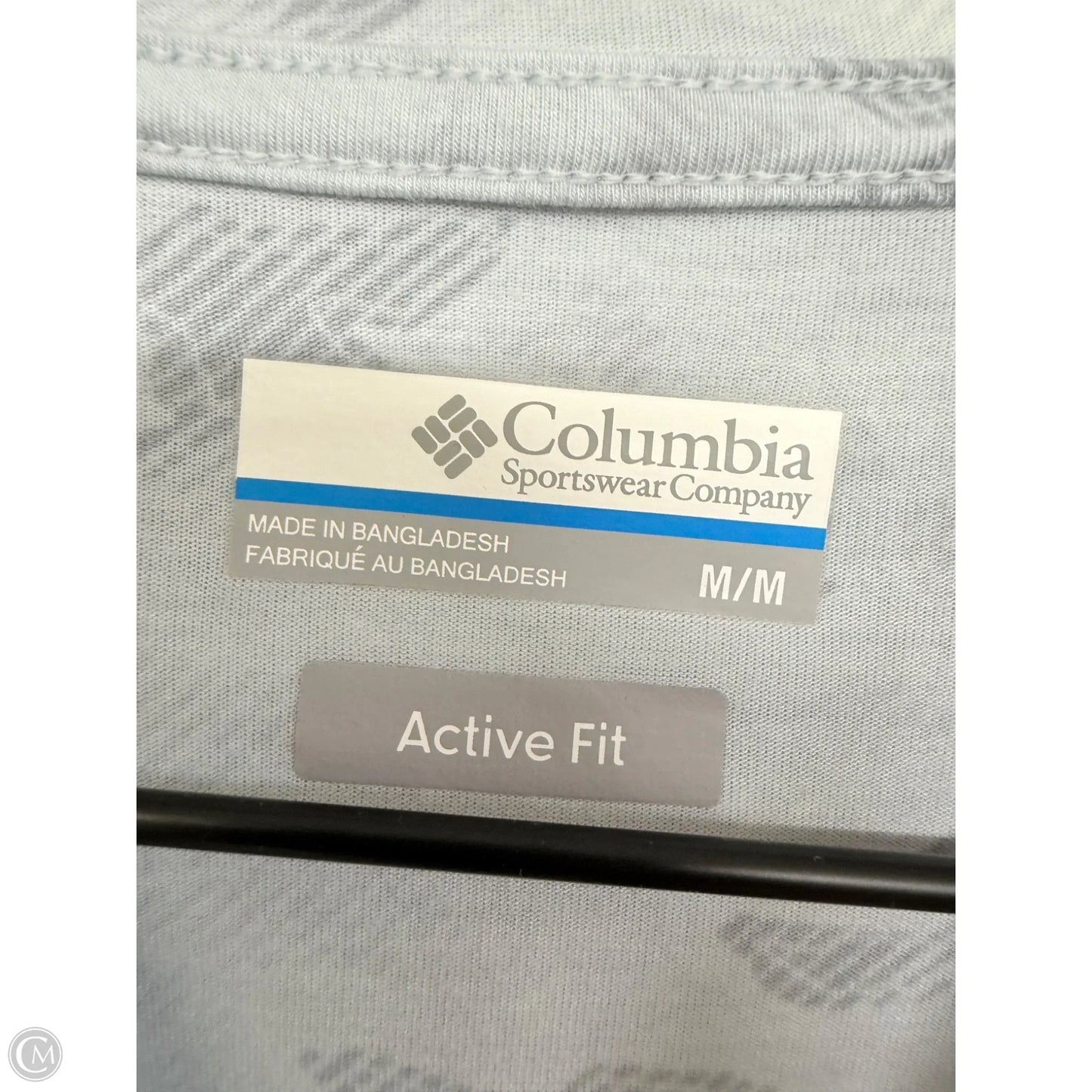 Athletic Top Long Sleeve Hoodie By Columbia In Blue, Size: M