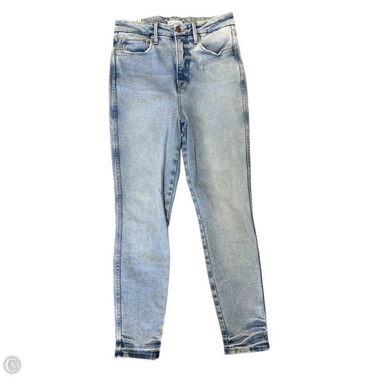 Jeans Skinny By Good American In Blue Denim, Size: 6