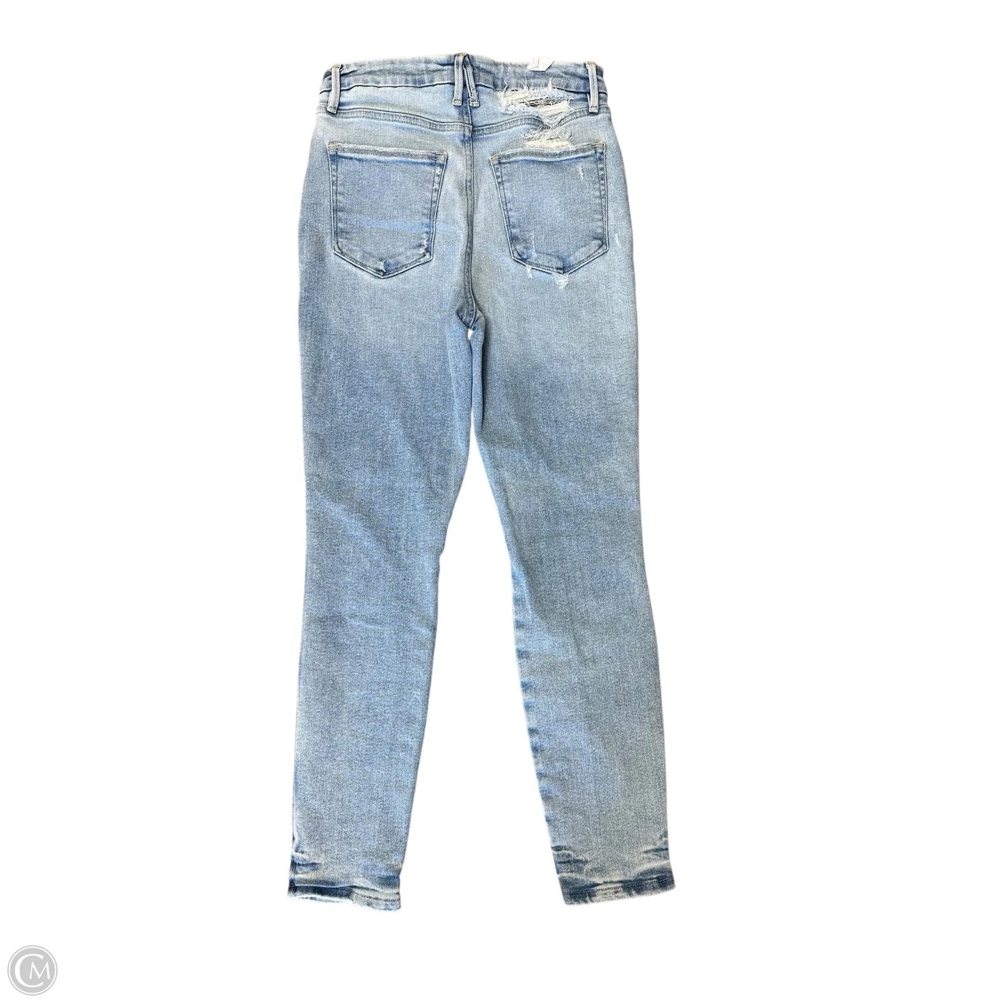 Jeans Skinny By Good American In Blue Denim, Size: 6