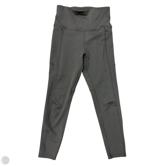 Athletic Leggings By Nicole By Nicole Miller In Black, Size: L