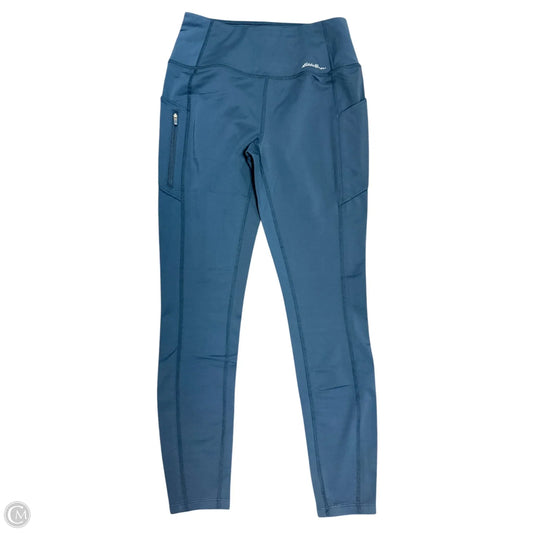 Athletic Leggings By Eddie Bauer In Navy, Size: S