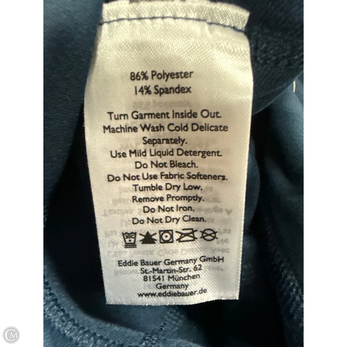 Athletic Leggings By Eddie Bauer In Navy, Size: S