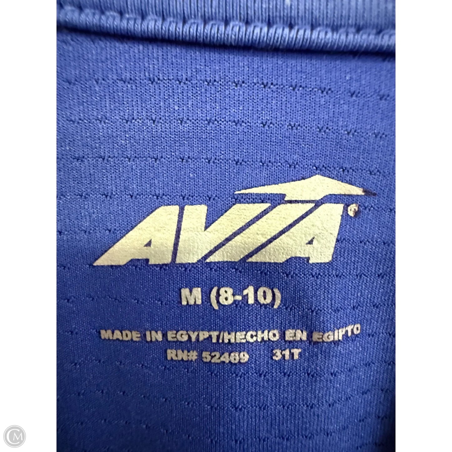 Athletic Top Long Sleeve Crewneck By Avia In Blue, Size: M