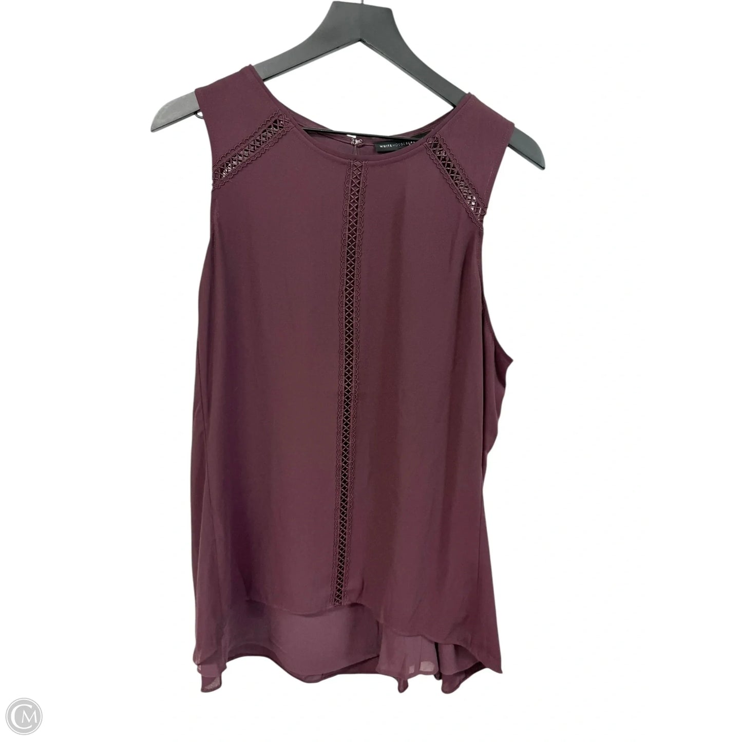 Top Sleeveless By White House Black Market In Purple, Size: Xl