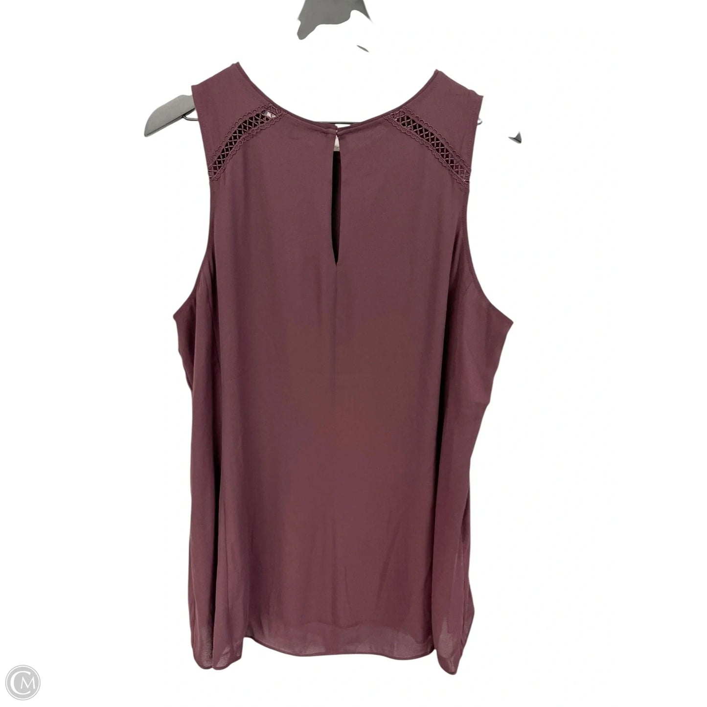 Top Sleeveless By White House Black Market In Purple, Size: Xl