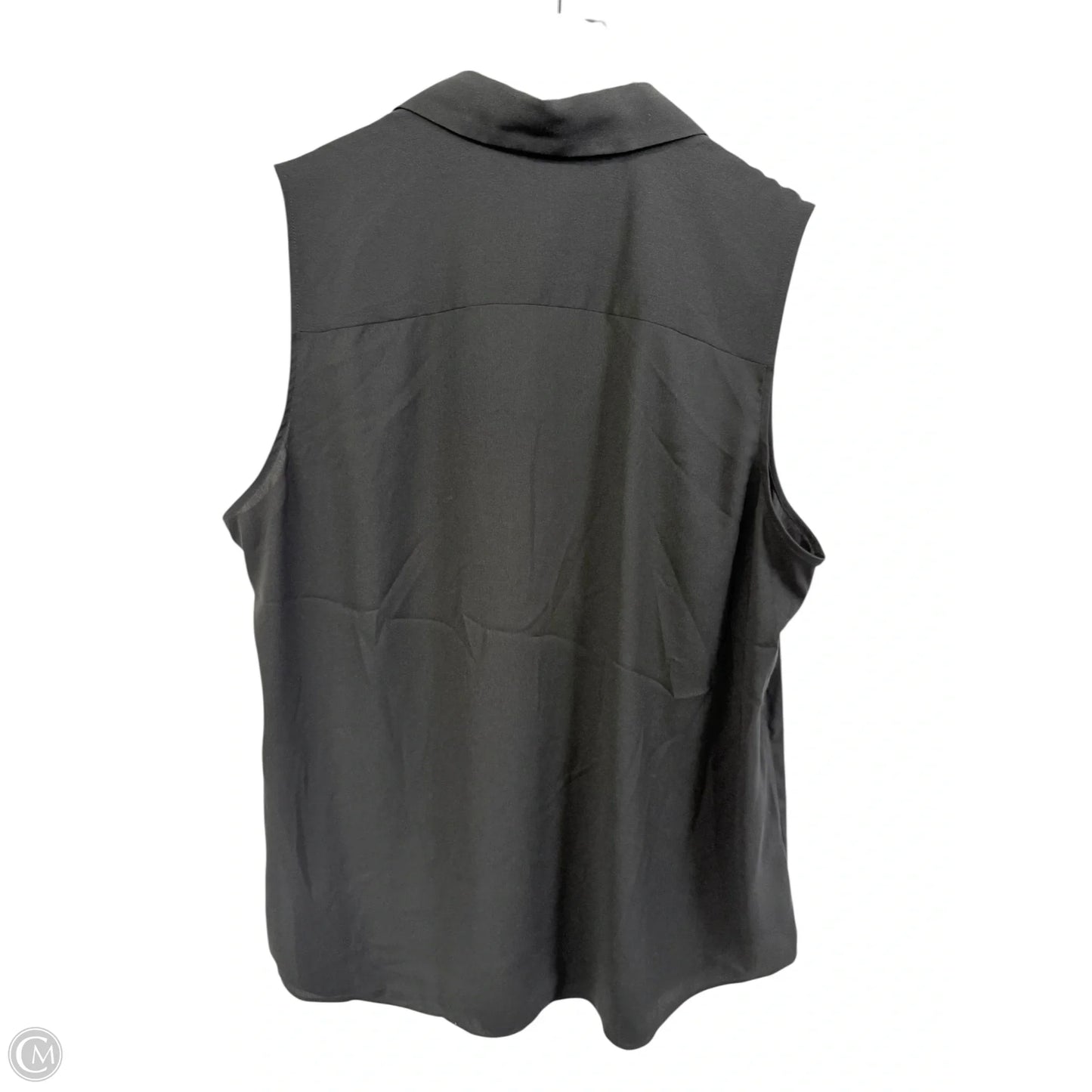 Blouse Sleeveless By Ann Taylor In Black, Size: Xl