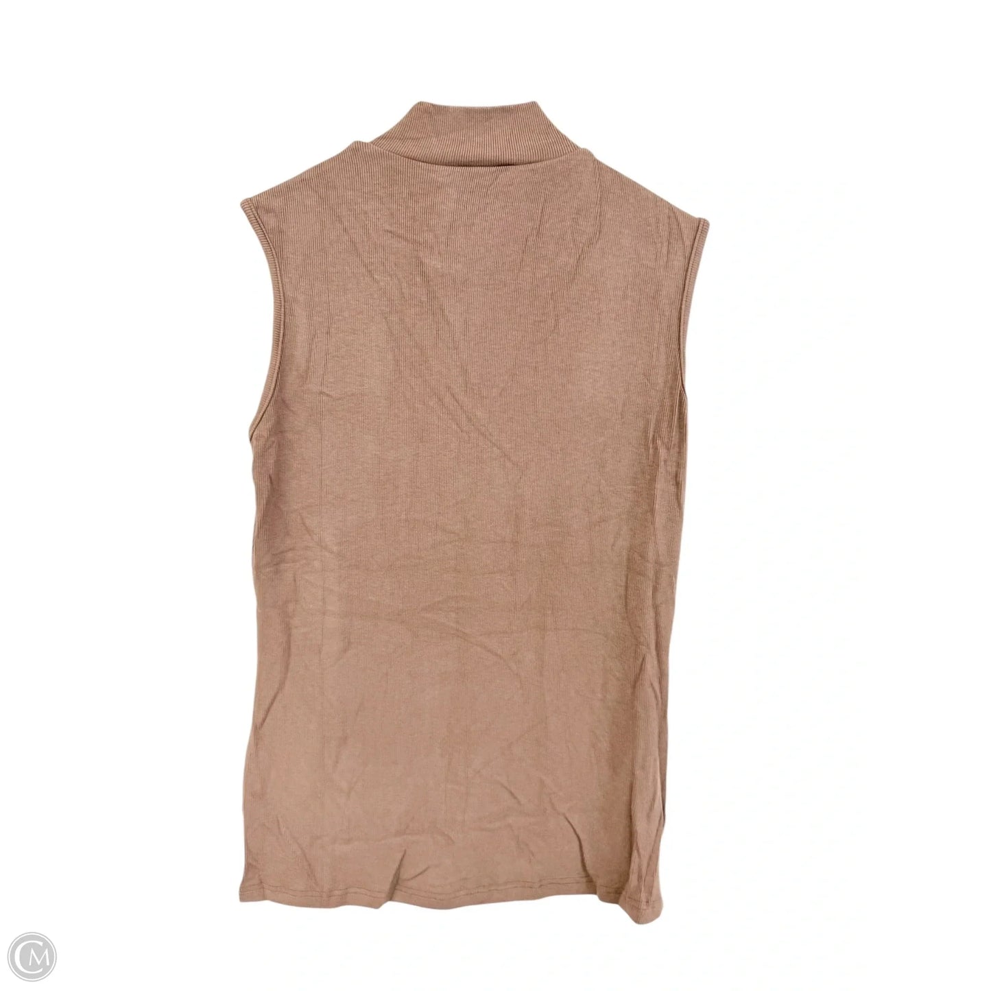 Top Sleeveless Basic By Clothes Mentor In Brown, Size: M
