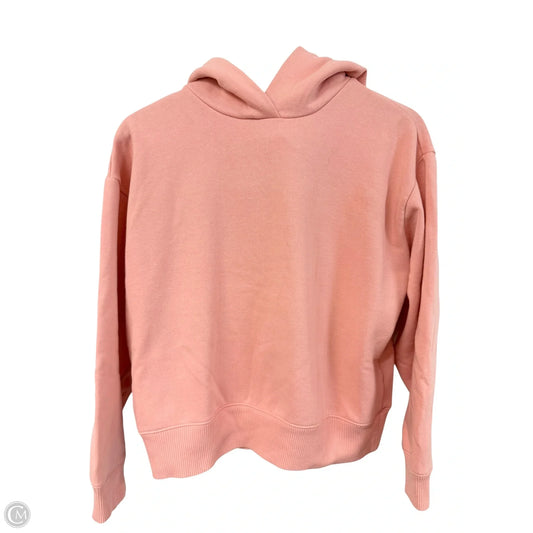 Sweatshirt Hoodie By A New Day In Peach, Size: M