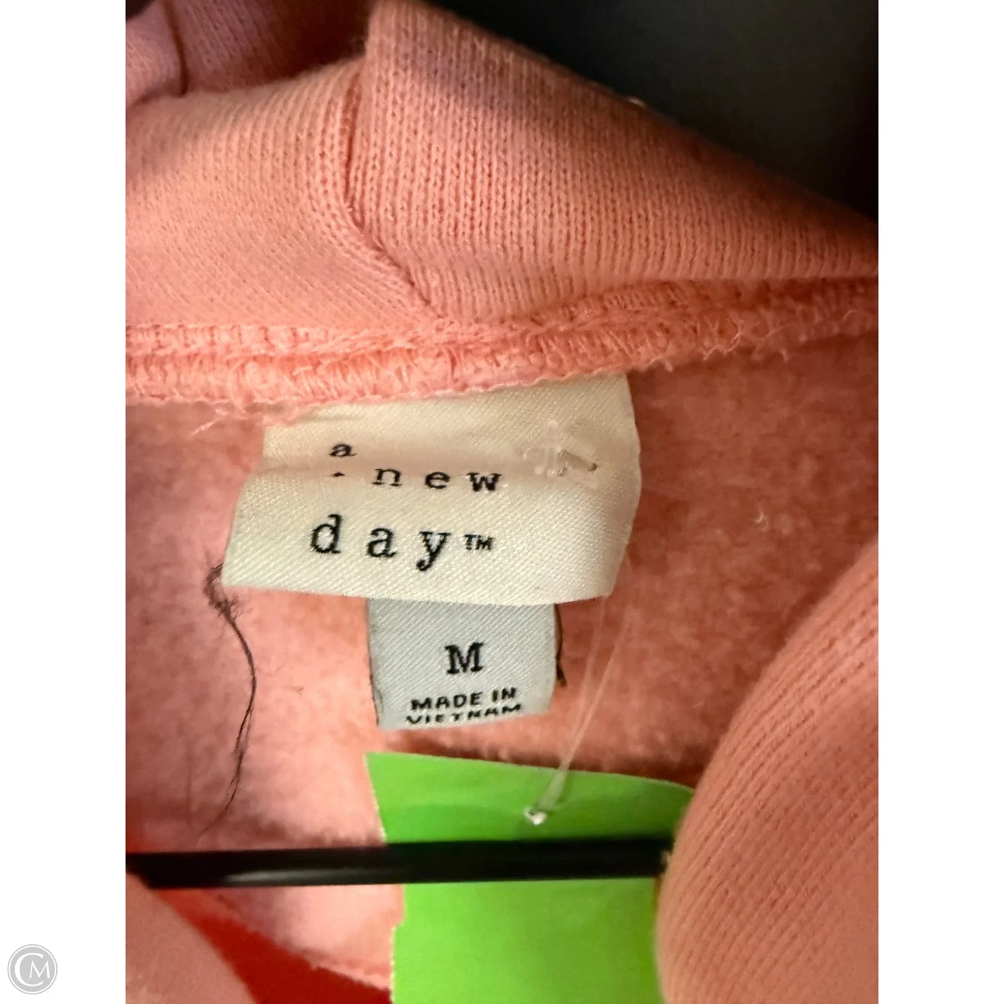Sweatshirt Hoodie By A New Day In Peach, Size: M