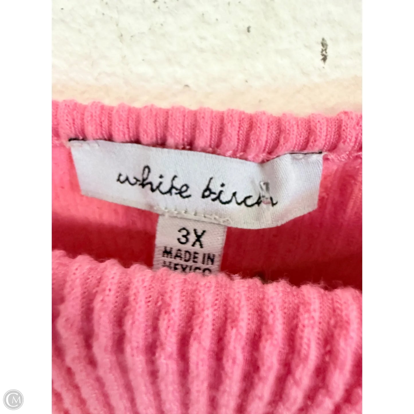 Top Sleeveless By White Birch In Pink, Size: 3x