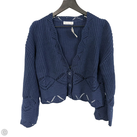 Sweater Cardigan By 89th And Madison In Navy, Size: S