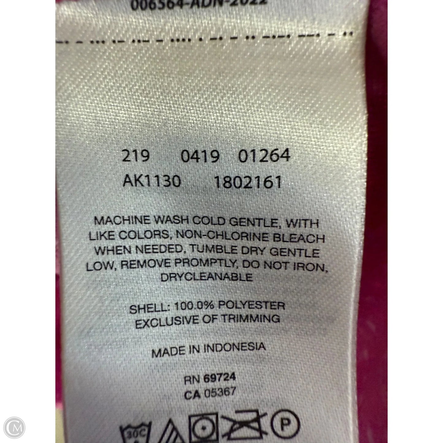 Sweatshirt Collar By Columbia In Pink, Size: L