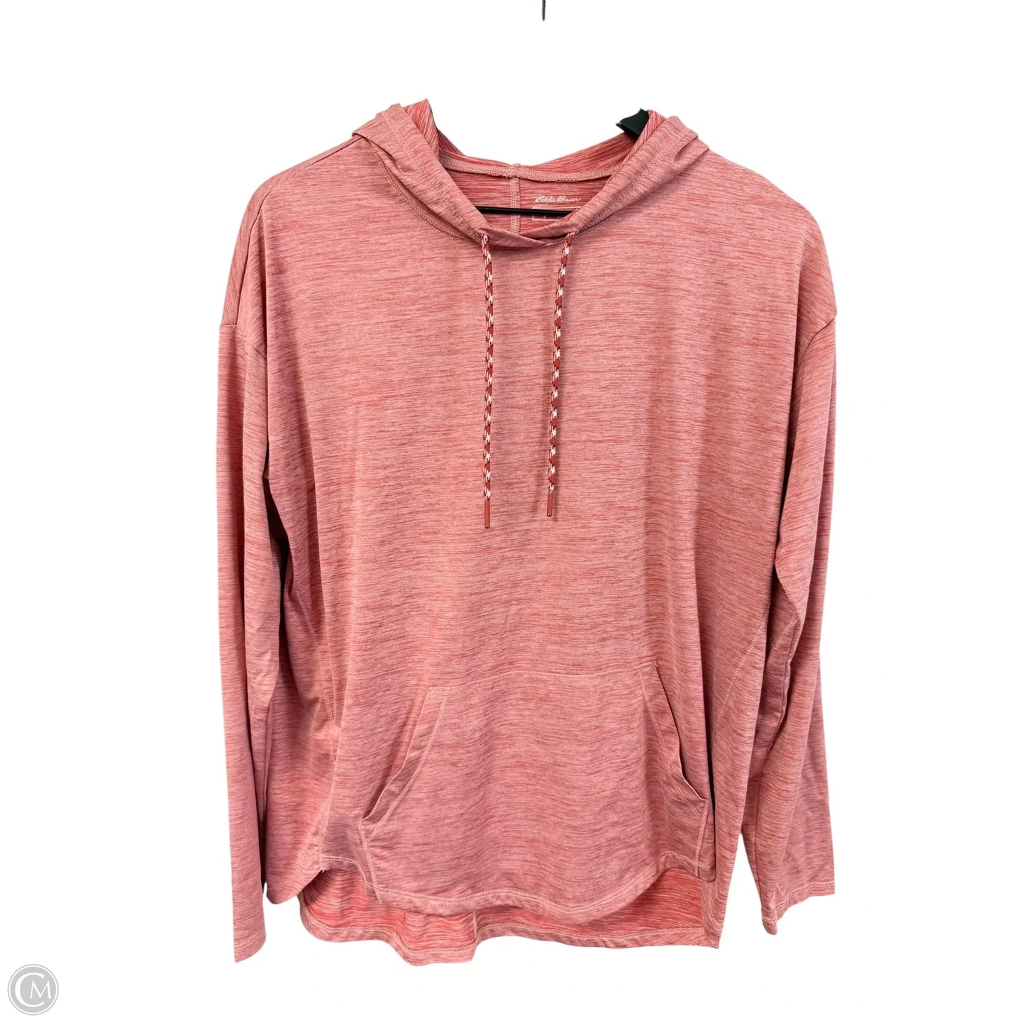 Athletic Top Long Sleeve Hoodie By Eddie Bauer In Red, Size: S