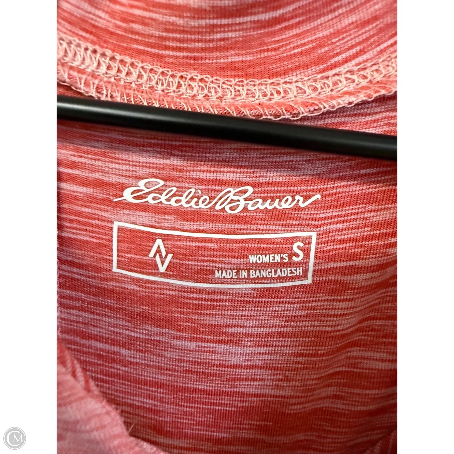 Athletic Top Long Sleeve Hoodie By Eddie Bauer In Red, Size: S