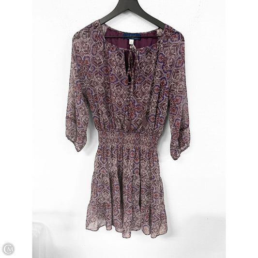 Dress Casual Short By Blue Rain In Purple, Size: L