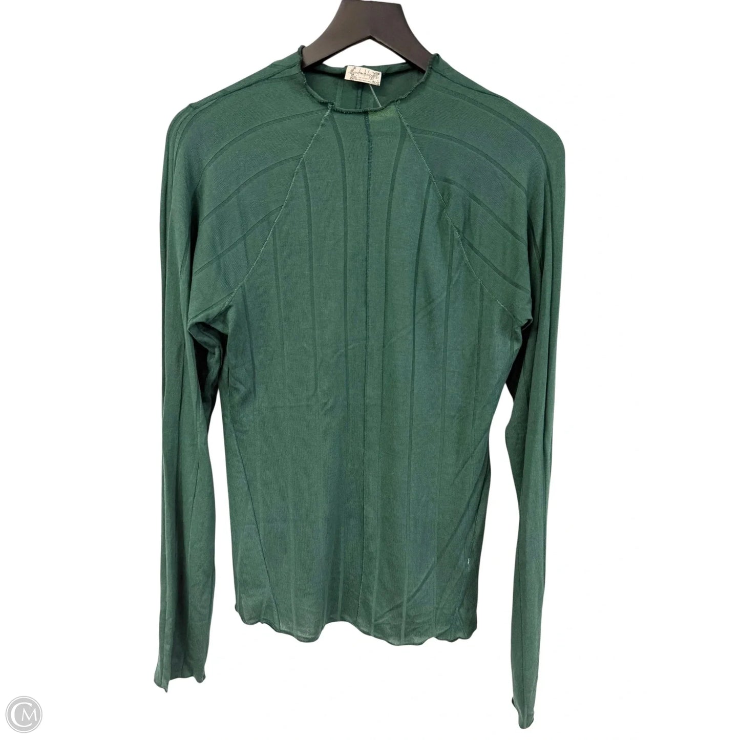Top Long Sleeve By Free People In Green, Size: Xl