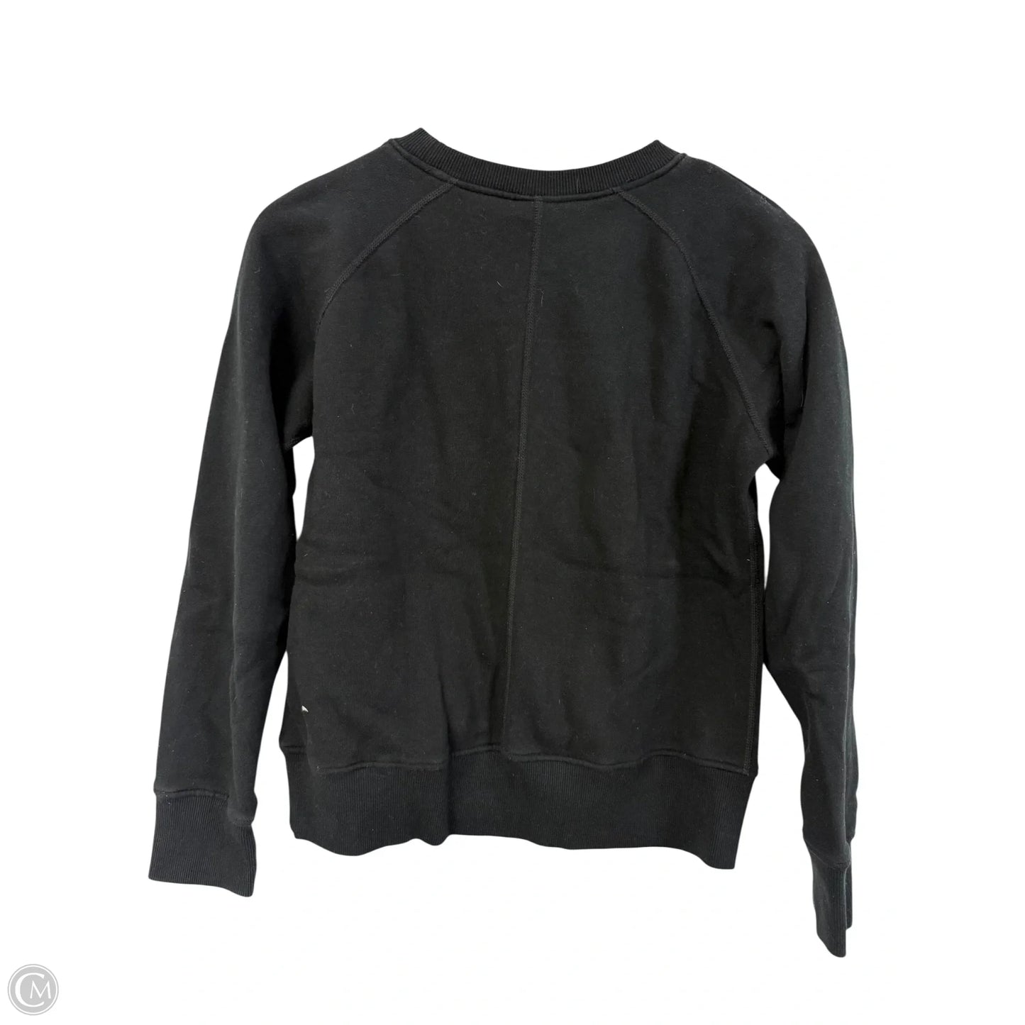 Sweatshirt Crewneck By Zyia In Black, Size: S