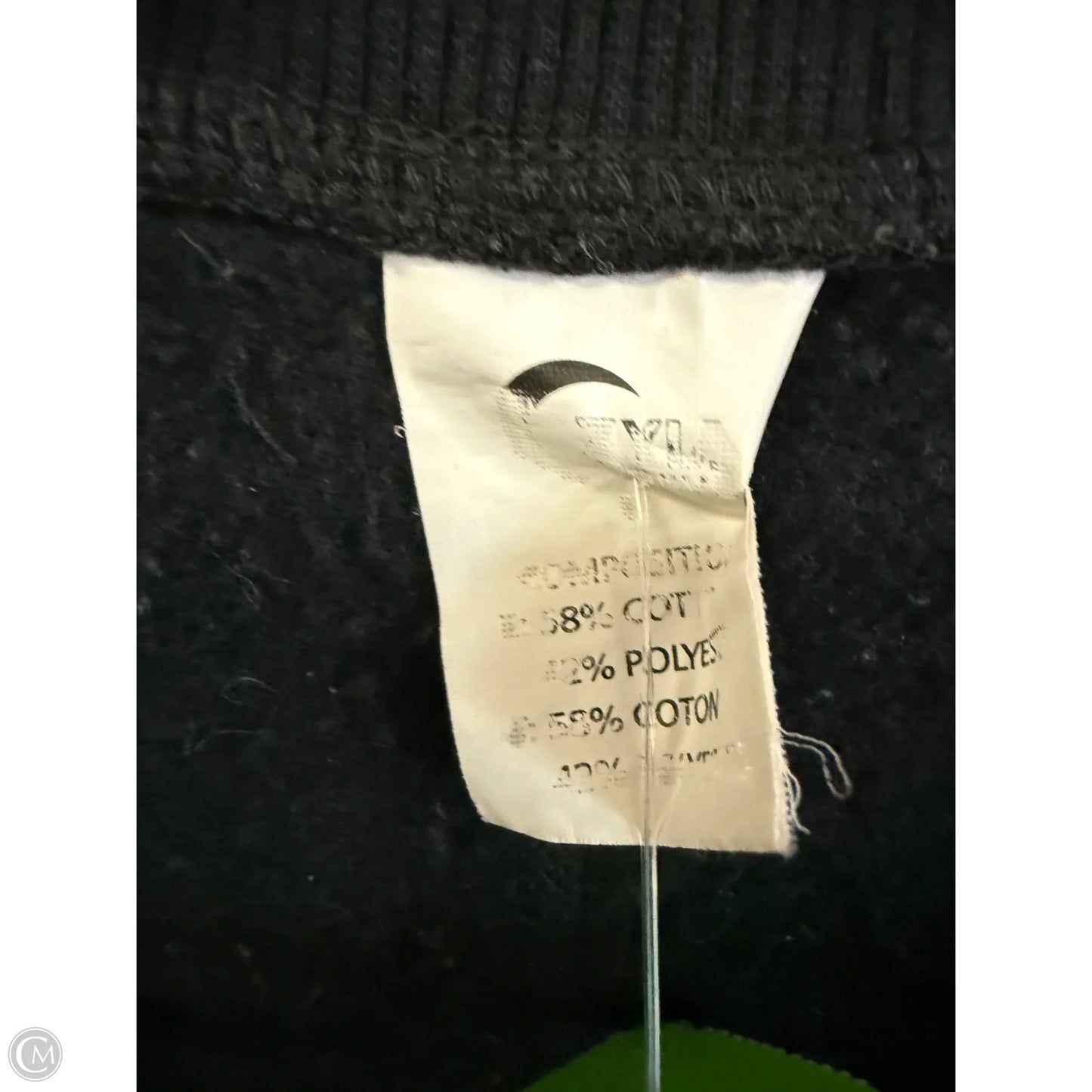 Sweatshirt Crewneck By Zyia In Black, Size: S