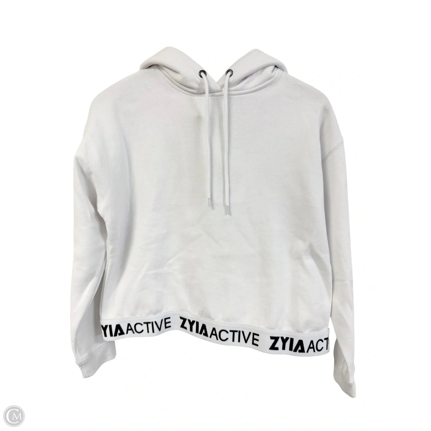 Sweatshirt Hoodie By Zyia In White, Size: S