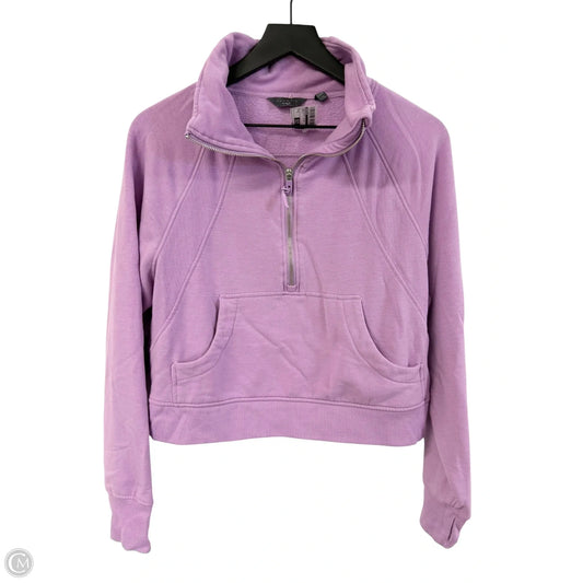 Sweatshirt Collar By Danskin In Purple, Size: S