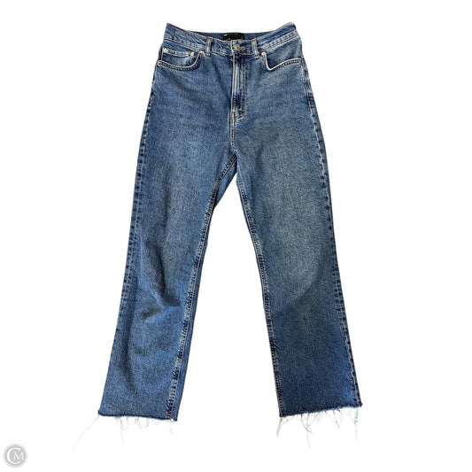 Jeans Straight By Asos In Blue Denim, Size: 6