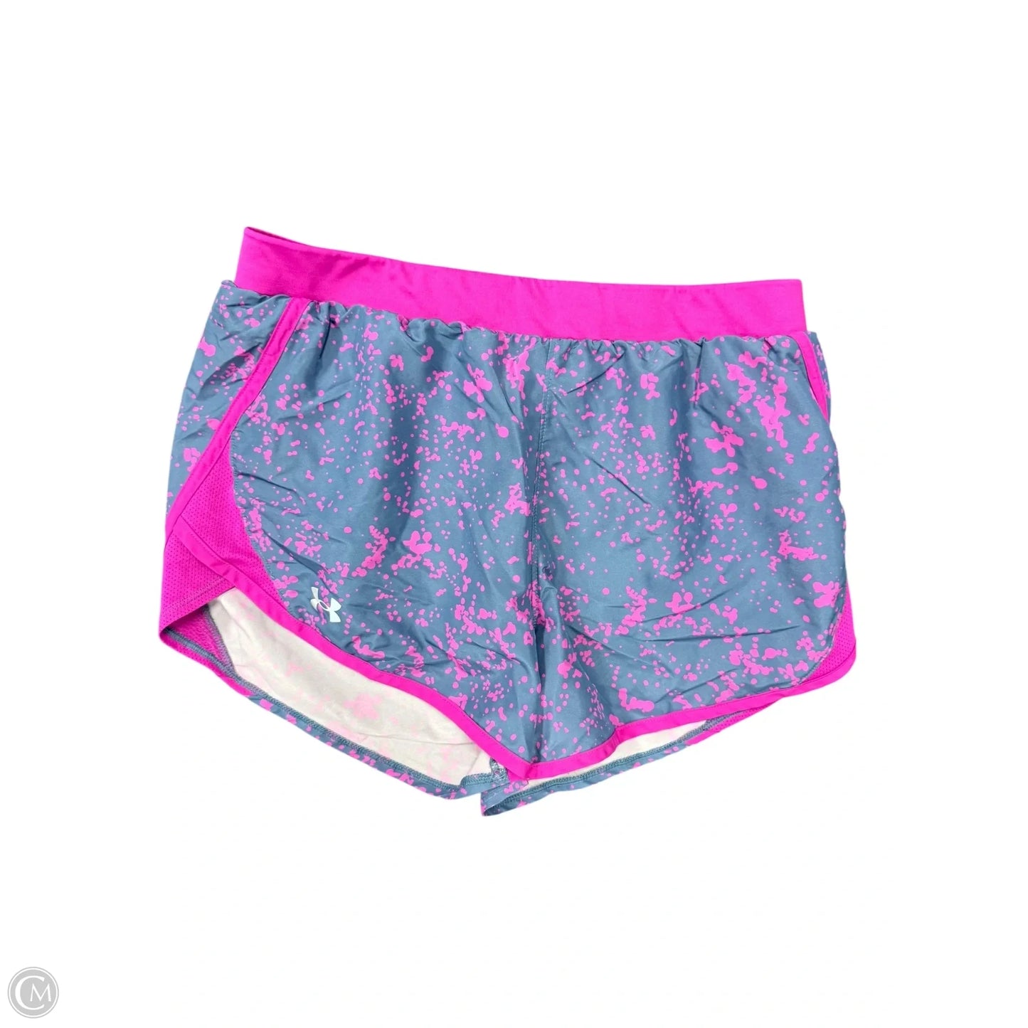 Athletic Shorts By Under Armour In Blue & Pink, Size: M