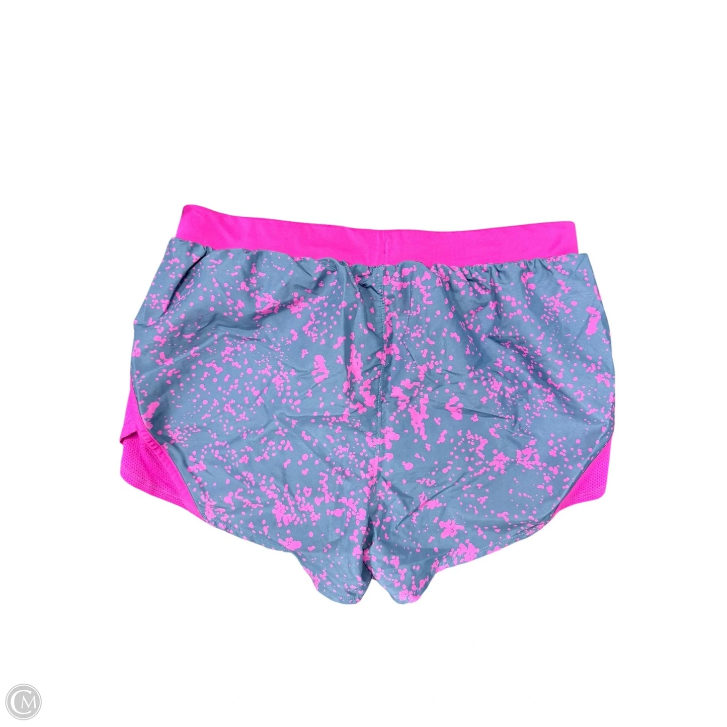 Athletic Shorts By Under Armour In Blue & Pink, Size: M