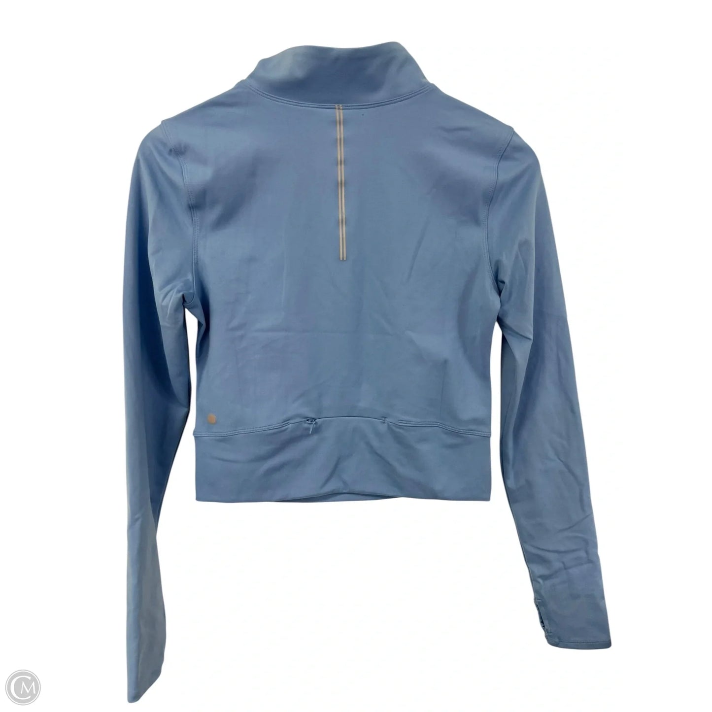 Athletic Jacket By Yogalicious In Blue, Size: S