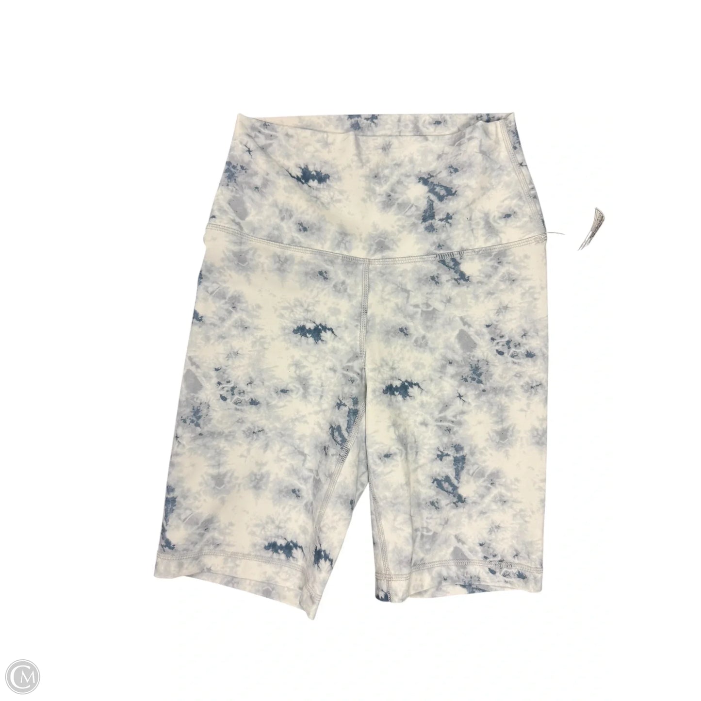 Athletic Shorts By Yogalicious In Blue & White, Size: S