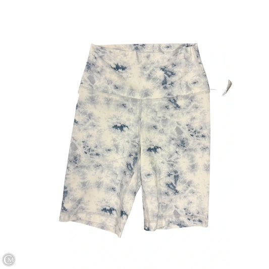 Athletic Shorts By Yogalicious In Blue & White, Size: S