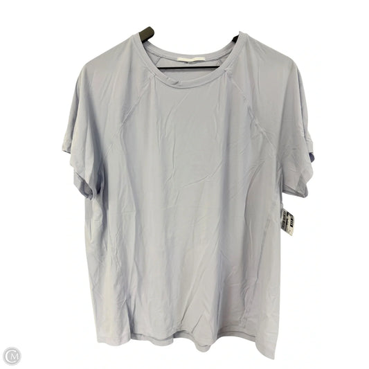 Athletic Top Short Sleeve By Athleta In Purple, Size: Xl