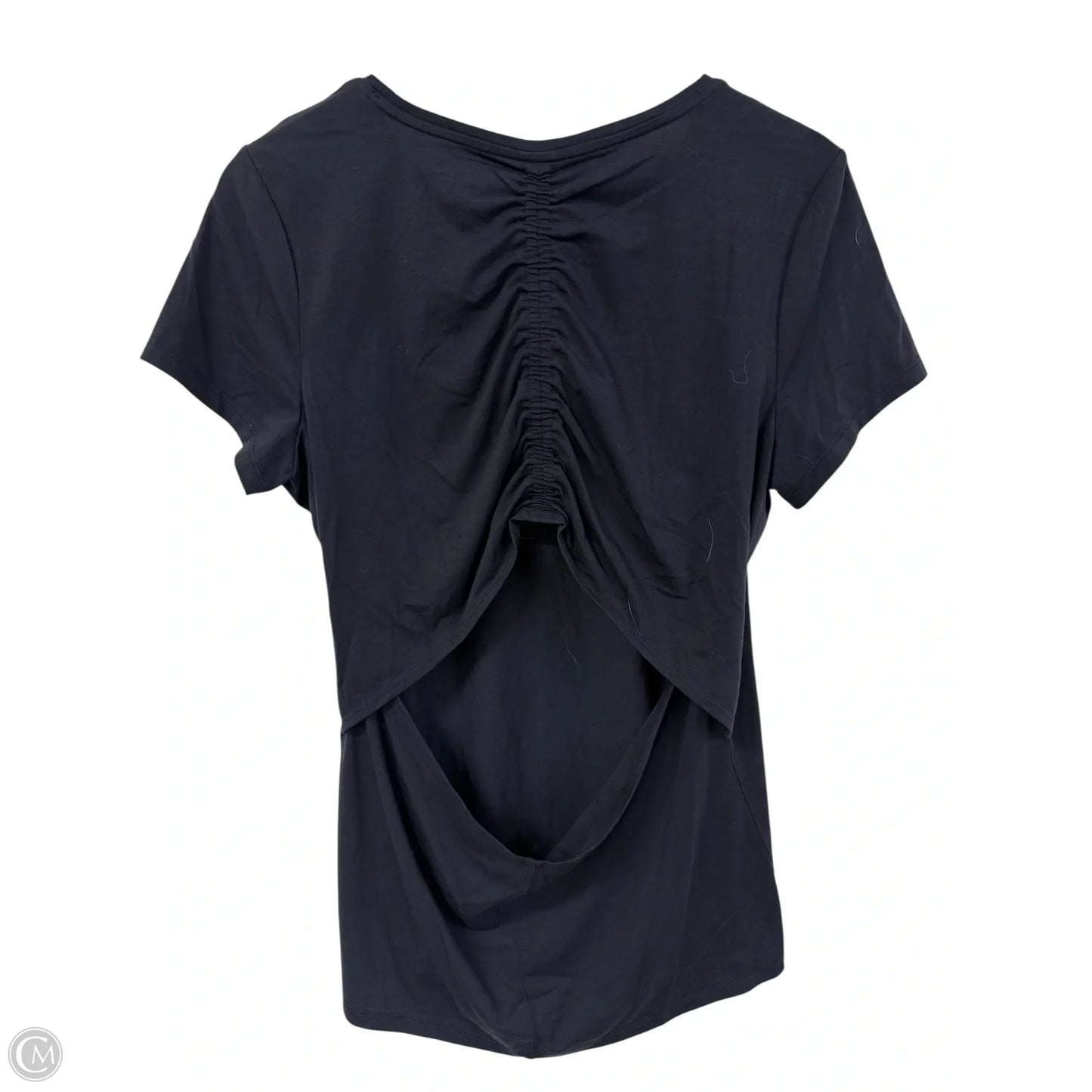 Athletic Top Short Sleeve By Athleta In Navy, Size: L